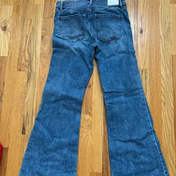 Express Women's Flare Jeans in Deep Blue - Picture 4 of 4